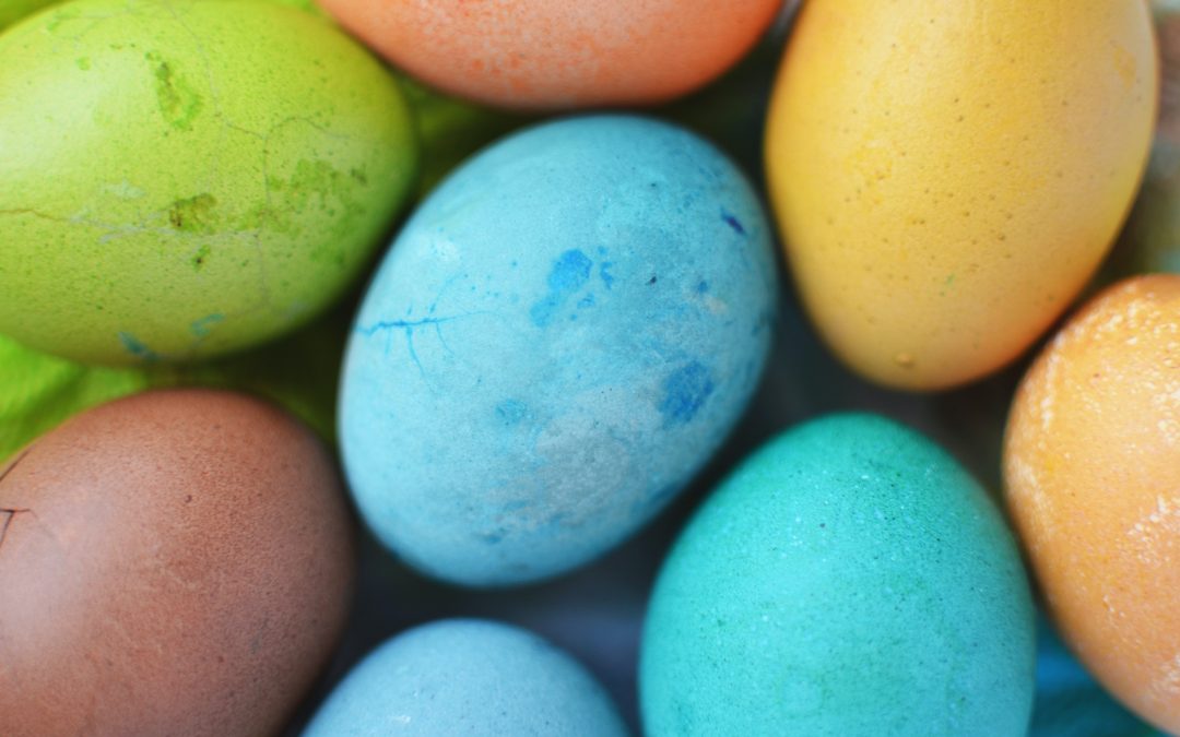 Huevos de pascua decorados